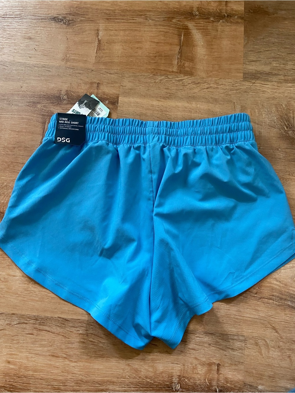 DSG Women’s Turquoise Lined Athletic Shorts - Picture 2 of 3